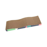 Maxbell 2xCat Scratchers Cardboard Durable Pet Sofa for Indoor Cats Kittens Play Rest