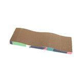 Maxbell 2xCat Scratchers Cardboard Durable Pet Sofa for Indoor Cats Kittens Play Rest