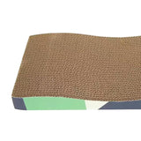 Maxbell 2xCat Scratchers Cardboard Durable Pet Sofa for Indoor Cats Kittens Play Rest