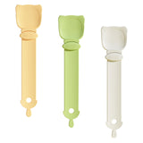 Maxbell Cat Strip Squeeze Spoon Save Food Multifunctional Portable Cat Feeding Spoon Orange