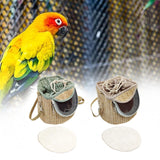 Bird Carrier Bag Travel Shoulder Bag for Parakeets Budgerigars Small Parrots Light Green