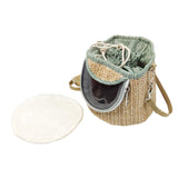 Bird Carrier Bag Travel Shoulder Bag for Parakeets Budgerigars Small Parrots Light Green