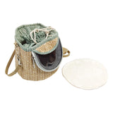 Bird Carrier Bag Travel Shoulder Bag for Parakeets Budgerigars Small Parrots Light Green