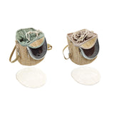 Bird Carrier Bag Travel Shoulder Bag for Parakeets Budgerigars Small Parrots Light Green