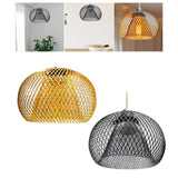 Maxbell Pendant Lamp Shade Retro Ceiling Light Cover for Bathroom Cafe Hallway Golden
