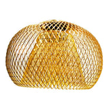 Maxbell Pendant Lamp Shade Retro Ceiling Light Cover for Bathroom Cafe Hallway Golden