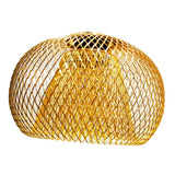 Maxbell Pendant Lamp Shade Retro Ceiling Light Cover for Bathroom Cafe Hallway Golden
