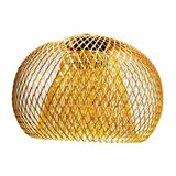 Maxbell Pendant Lamp Shade Retro Ceiling Light Cover for Bathroom Cafe Hallway Golden