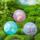 Cute Gerbil Hamster Jogging Fitness Ball Cage Toy for Sport Reducing Boredom Violet