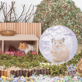 Cute Gerbil Hamster Jogging Fitness Ball Cage Toy for Sport Reducing Boredom Violet