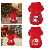 Christmas Puppy Dog Hoodie Puppy Dogs Sweatshirt Winter Autumn Puppy Outfits XXL