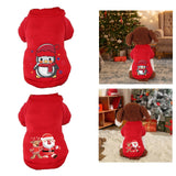 Christmas Puppy Dog Hoodie Puppy Dogs Sweatshirt Winter Autumn Puppy Outfits XXL