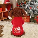 Christmas Puppy Dog Hoodie Puppy Dogs Sweatshirt Winter Autumn Puppy Outfits M