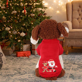 Christmas Puppy Dog Hoodie Puppy Dogs Sweatshirt Winter Autumn Puppy Outfits M