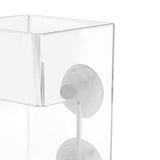 Maxbell 2xFish Feeder Acrylic Clear Shrimp Feeder for Aquarium Fish Tank Cherry Shrimp Cuboid