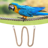 Maxbell 2xBird Perch Stand Pet Supplies Parrot Rope for Finches Parakeet Primary Color XL