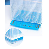 Universal Bird Cage Mesh Cover Parrot Cage Skirt for Parakeet Cockatoo Macaw S