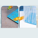 Universal Bird Cage Mesh Cover Parrot Cage Skirt for Parakeet Cockatoo Macaw S