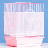 Universal Bird Cage Mesh Cover Parrot Cage Skirt for Parakeet Cockatoo Macaw S