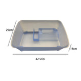 Maxbell Maxbell Turtle Tank Box Basking Ramp Pet Terrariums for Frog Tortoises Small Reptile L