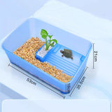 Maxbell Maxbell Turtle Tank Box Basking Ramp Pet Terrariums for Frog Tortoises Small Reptile XL