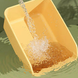 Maxbell Maxbell Open Anti Splashing Kitty Litter Pan Portable Nonstick Litter Pan yellow