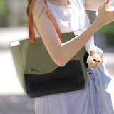 Maxbell Maxbell Cat Carrier Bag Pet Transport Bag with Head Hole Kitten Pet Out Shoulder Bag Green
