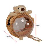 Maxbell Maxbell Bird Carrier Bag Carry Bag Parrot Bag for Chinchilla Parakeets Small Parrots Bear B
