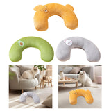 Pet Cat Pillow Washable Interactive Toy Cute Animal Pillow for Dog Cat Puppy Green Avocado