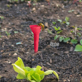 Maxbell Maxbell 5 Pieces Bee Drinking Cup Water Feeding Water Dispenser for Garden Yard Red