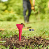Maxbell Maxbell 5 Pieces Bee Drinking Cup Water Feeding Water Dispenser for Garden Yard Red