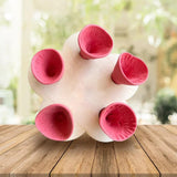 Maxbell Maxbell 5 Pieces Bee Drinking Cup Water Feeding Water Dispenser for Garden Yard Red