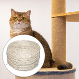 Maxbell Maxbell Twisted Sisal Rope Grinding Claw Wrap Furniture Playing Toy Cat Scratch Post 15m