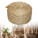 Maxbell Maxbell Twisted Sisal Rope Cat Scratcher Post Handmade Heavy Duty Pet Cord Hemp Rope 6mmx30m
