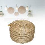 Maxbell Maxbell Twisted Sisal Rope Cat Scratcher Post Handmade Heavy Duty Pet Cord Hemp Rope 6mmx30m