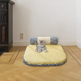 Maxbell Maxbell Cooling Dog Bed with Pillow Detachable Sleeping Mat for Home Small Dogs Cats M