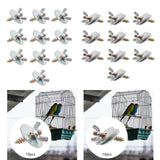 Maxbell Maxbell 10x M5*30 Nuts and Screws to Make Bird Perches for Building Wood Birds Perch with 1 Washer