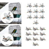 Maxbell Maxbell 10x M5*30 Nuts and Screws to Make Bird Perches for Building Wood Birds Perch with 1 Washer