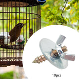 Maxbell Maxbell 10x M5*30 Nuts and Screws to Make Bird Perches for Building Wood Birds Perch with 1 Washer