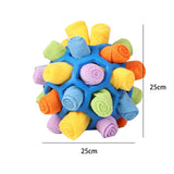 Maxbell Maxbell Snuffle Feeding Mat Enrichment Pet Foraging Pet Foraging Mat Dog Puzzle Toys Multicolor Blue