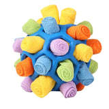 Maxbell Maxbell Snuffle Feeding Mat Enrichment Pet Foraging Pet Foraging Mat Dog Puzzle Toys Multicolor Blue