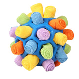 Maxbell Maxbell Snuffle Feeding Mat Enrichment Pet Foraging Pet Foraging Mat Dog Puzzle Toys Multicolor Blue