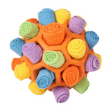Maxbell Maxbell Snuffle Feeding Mat Enrichment Pet Foraging Pet Foraging Mat Dog Puzzle Toys Multicolor Orange