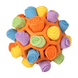 Maxbell Maxbell Snuffle Feeding Mat Enrichment Pet Foraging Pet Foraging Mat Dog Puzzle Toys Multicolor Orange