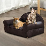 Maxbell Maxbell Cat Sofa for Indoor Cats Fashion Portable Suitable for All Seasons Cat Couch Arc Black