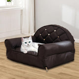 Maxbell Maxbell Cat Sofa for Indoor Cats Fashion Portable Suitable for All Seasons Cat Couch Arc Black