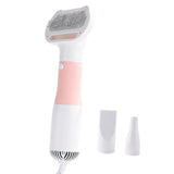 Maxbell Maxbell Pet Drying Hair Dryer Pet Slicker Brush Home Cat Hair Drying Blower for Cats pink