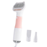 Maxbell Maxbell Pet Drying Hair Dryer Pet Slicker Brush Home Cat Hair Drying Blower for Cats pink