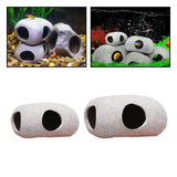 Maxbell Maxbell Aquarium Hideaway Rock Crafts Fish Tank Ornament for Fish Tank Home Tabletop 9.5cmx7cmx5.2cm