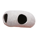 Maxbell Maxbell Aquarium Hideaway Rock Crafts Fish Tank Ornament for Fish Tank Home Tabletop 9.5cmx7cmx5.2cm